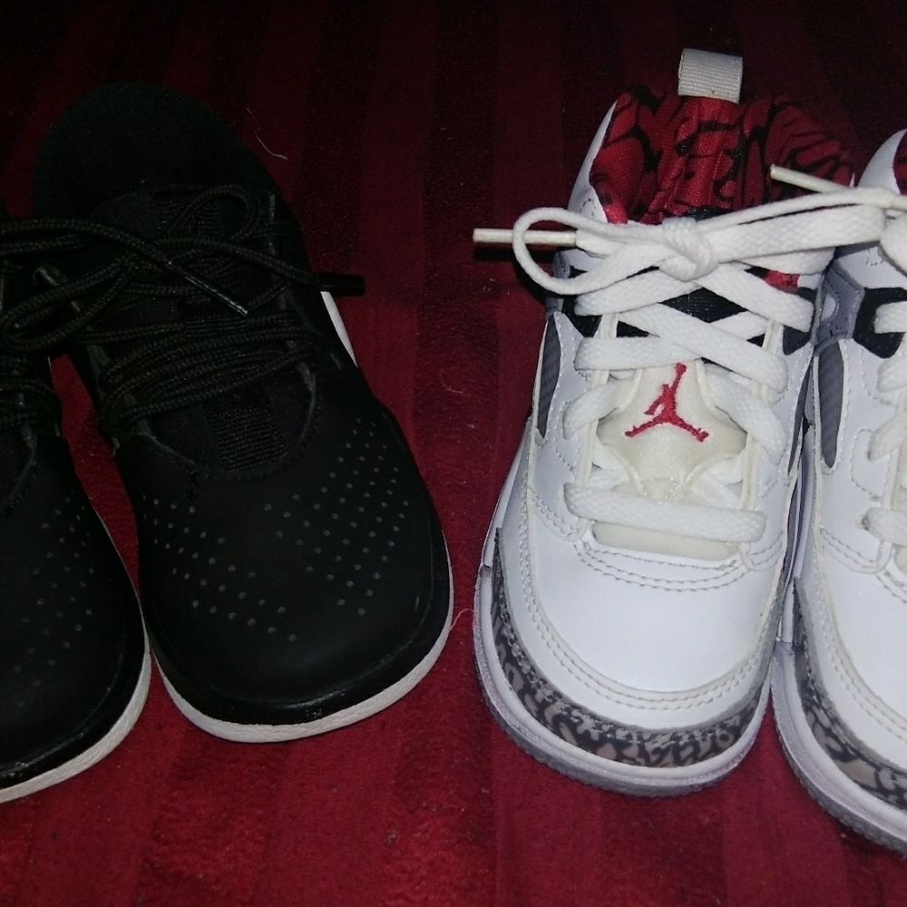 2 Pairs Of Jordon's  Size 8c